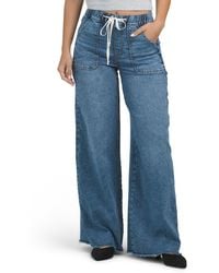 TJ Maxx - Relaxed Knit Denim Wide Leg Pants For Spandex/Cotton/Polyester - Lyst