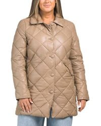 TJ Maxx - Leather Shantel Puffer Jacket For Nylon/Polyester/Leather - Lyst