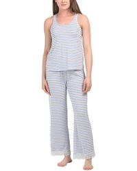 TJ Maxx - 2Pc Dream Team Jersey And Lace Pajama Top And Pants Set For Spandex/Rayon - Lyst