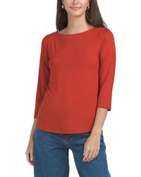TJ Maxx - Quarter Length Scoop Neck T-Shirt For Spandex/Rayon - Lyst