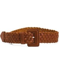 TJ Maxx - Leather Wide Classic Woven Belt For - Lyst