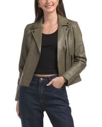 TJ Maxx - Leather Gina Jacket For Polyester/Leather - Lyst