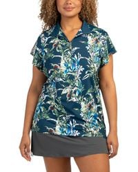 TJ Maxx - Upf 30 Short Sleeve Quarter Zip Top For Spandex/Polyester - Lyst