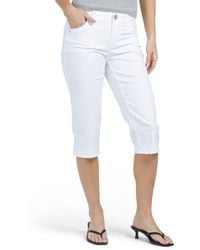 TJ Maxx - Ab Tech Skimmer Jeans With Frayed Cuffs For Spandex/Cotton/Polyester - Lyst