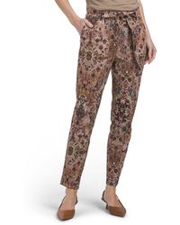 TJ Maxx - Printed Millennium High Rise Slim Leg Ankle Length Pants For Nylon/Spandex/Rayon - Lyst