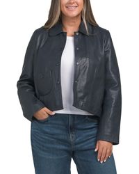 TJ Maxx - Leather Marley Jacket, Polyester/Leather - Lyst