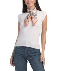 TJ Maxx - Printed Scarf For Polyester - Lyst
