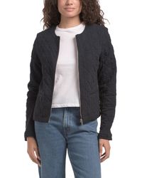 TJ Maxx - Zip Up Quilted Jacket, Spandex/Cotton/Polyester - Lyst