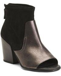 TJ Maxx - Suede Beta Peep Toe Heels For Leather/Suede - Lyst