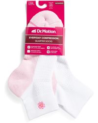 TJ Maxx - 2Pk Daisy Compression Quarter Socks For Nylon/Spandex/Cotton - Lyst