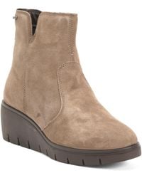 TJ Maxx - Suede Comfort Booties For Leather/Suede - Lyst