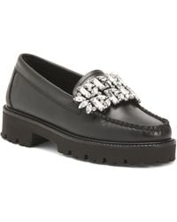 TJ Maxx - Leather Whitney Crystal Super Lug Weejun Loafers For - Lyst