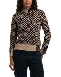 TJ Maxx - Geometric Patterned Sweater, Nylon/Cotton/Viscose - Lyst