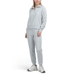 TJ Maxx - 2Pc Plush Mock Neck And Jogger Set, Spandex/Polyester - Lyst