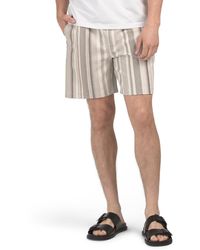 TJ Maxx - Pull On Drawstring Jacquard Shorts With Pockets For Spandex/Cotton/Polyester - Lyst