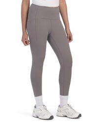 TJ Maxx - Capri Leggings With Pockets And Satin Stitch, Spandex/Polyester - Lyst