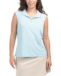 TJ Maxx - Upf 50 Mock Neck Quarter Zip Front Top For Spandex/Polyester - Lyst