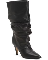 TJ Maxx - Leather Paityn Scrunch Boots For - Lyst
