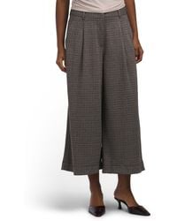 TJ Maxx - Double Knit Wide Leg Cropped Pants For Spandex/Polyester/Rayon - Lyst