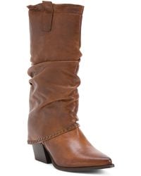 TJ Maxx - Fold Over Tall Shaft Boots For Leather - Lyst