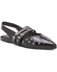 TJ Maxx - Leather Studded Slingback Flats For - Lyst