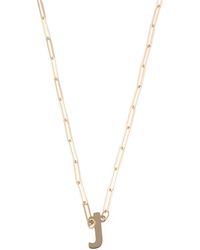 TJ Maxx - 14K/J Initial Paperclip Chain Necklace For - Lyst