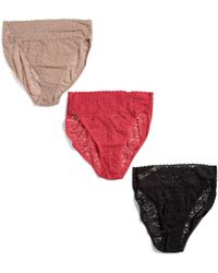 TJ Maxx - 3Pk Lace Bikinis For Nylon/Spandex - Lyst