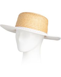 TJ Maxx - Straw And Paper Braid Gambler Hat For - Lyst