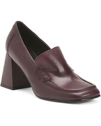 TJ Maxx - Leather Meredith Loafer Heels For - Lyst