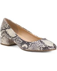 TJ Maxx - Leather Almond Toe Pumps For - Lyst