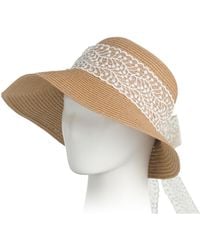 TJ Maxx - Framer Hat With Lace Band And Bow For Polyester - Lyst