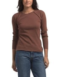 TJ Maxx - Long Sleeve Crew Neck Raglan Top For Spandex/Cotton - Lyst