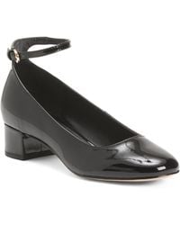 TJ Maxx - Patent Leather Parri Ankle Wrap Block Heels For Leather - Lyst