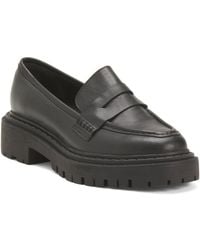 TJ Maxx - Leather Platform Penny Loafers For - Lyst