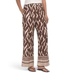 TJ Maxx - Linen Blend Animal Printed Pants For Cotton/Linen - Lyst