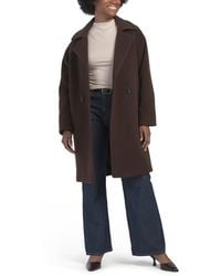 TJ Maxx - Wool Blend Double Breasted Walker Coat, Wool/Viscose/Cashmere - Lyst