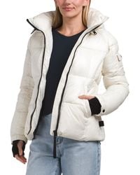 TJ Maxx - Quilted Puffer Contract Zipper Jacket, Nylon/Polyester - Lyst