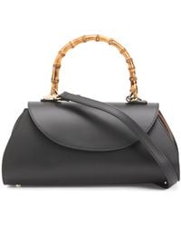 TJ Maxx - Leather Bamboo Handle Baguette Crossbody For Leather//Suede - Lyst
