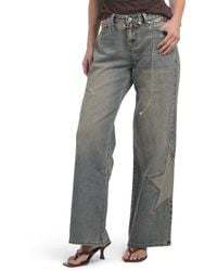 TJ Maxx - Star Baggy Jeans With Western Belt, Cotton/Polyester/Rayon - Lyst