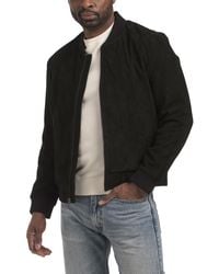 TJ Maxx - Suede Bomber Jacket For Nylon/Cotton/Polyester - Lyst