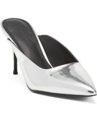 TJ Maxx - Leather Pointy Toe Curved Mule Pumps For - Lyst