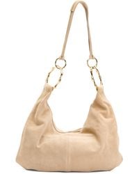 TJ Maxx - Suede Large Slouchy Hobo Bag With Faux Bamboo Rings For /Suede - Lyst