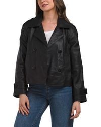 TJ Maxx - Leather Hanna Jacket For Nylon/Polyester/Leather - Lyst
