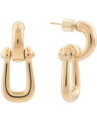 TJ Maxx - 14K Horsebit Chain Earrings For - Lyst
