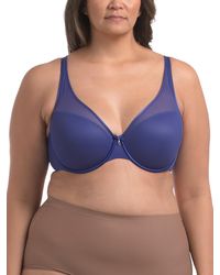TJ Maxx - Full Figure Sheer Mesh Push Up Bra For Nylon/Spandex - Lyst