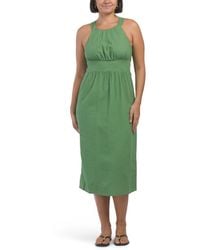 TJ Maxx - Linen Blend Halter Midi Dress For Linen/Rayon - Lyst