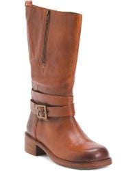 TJ Maxx - Leather Philippa Mid Calf Boots For - Lyst