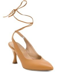 TJ Maxx - Leather Slingback Heels For - Lyst