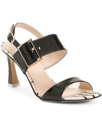 TJ Maxx - Patent Leather Marilyn Heeled Sandals Dual With Buckles For - Lyst