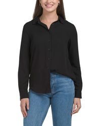 TJ Maxx - Long Sleeve Button Down Shirt For Polyester/Rayon - Lyst